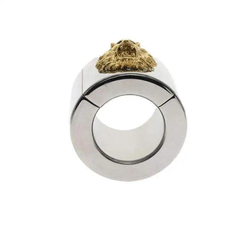 Золотой Лев магнитный шар носилки металлическая Мошонка подвеска тестит вес