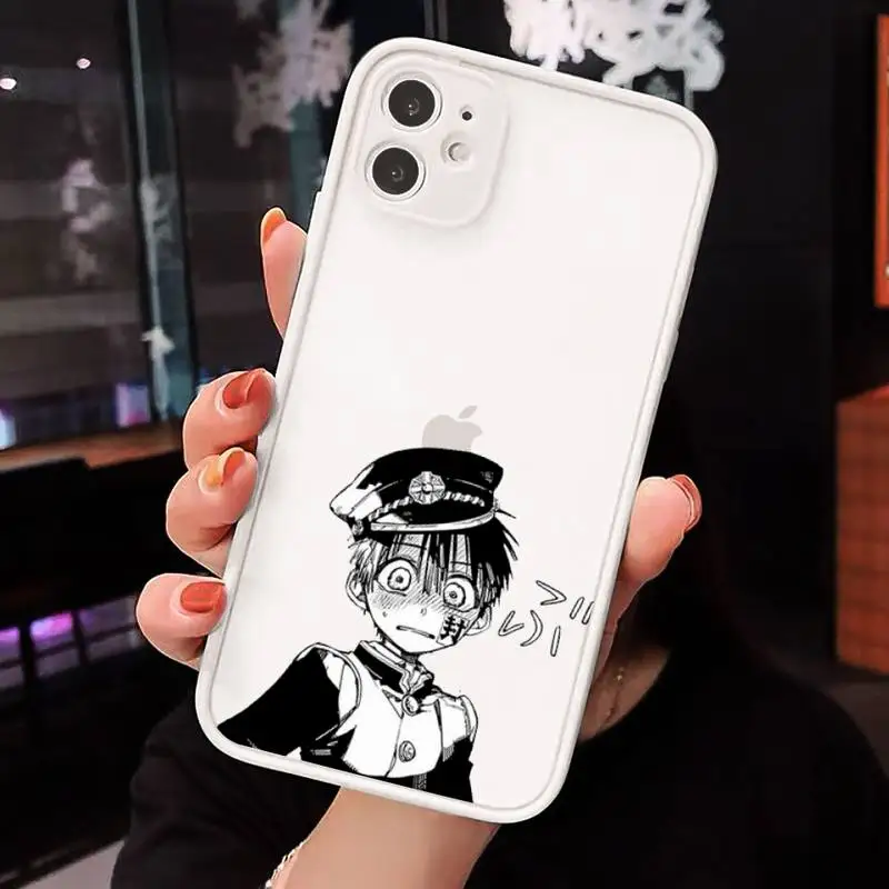 

Jamular Toilet Bound Hanako Kun Phone Case matte transparent For iphone 7 8 11 12 plus mini x xs xr pro max cover