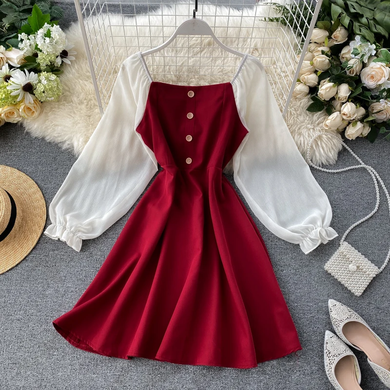 2019 Новая модная женская одежда осеннее платье женское зимнее | Женская