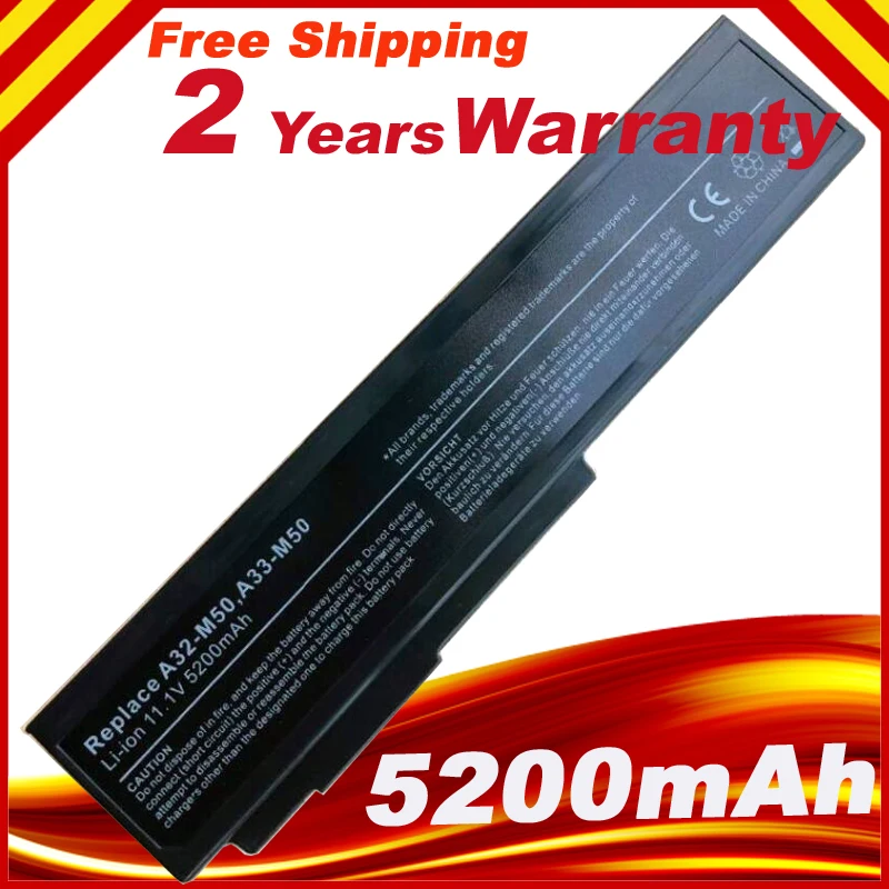 Аккумулятор для ноутбука Asus N53S 6 ячеек N53J N53JQ A32 N61 N43 N61JQ бесплатная