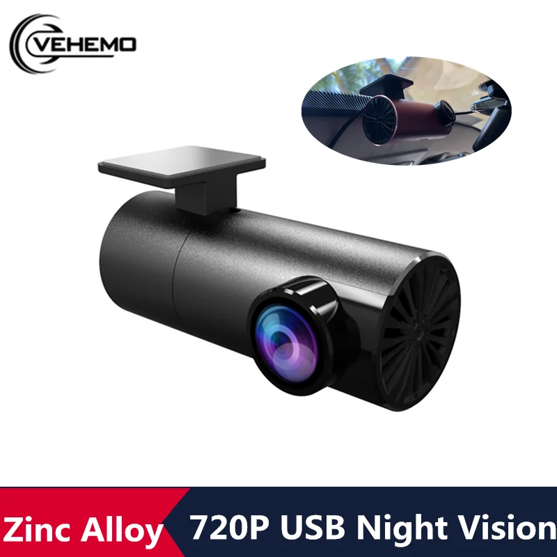 Car DVR Camera HD720P USB Car Driving Recorder Mirror Dash Cam Night Vision Auto Car Video Recorder TFCard Support WIFI Mini DVR