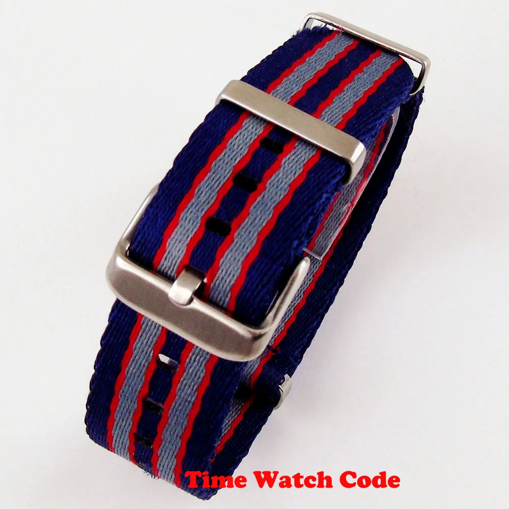 

Ремешок нейлоновый для мужских автоматических наручных часов, 20 мм