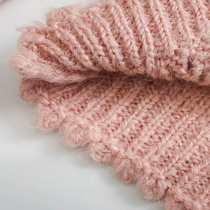 

2021 Ladies Fashion Pink Buttoned Knitted Cardigan Sweater Women Vintage V Neck Long Sleeve Solid Female Casual Chic Tops