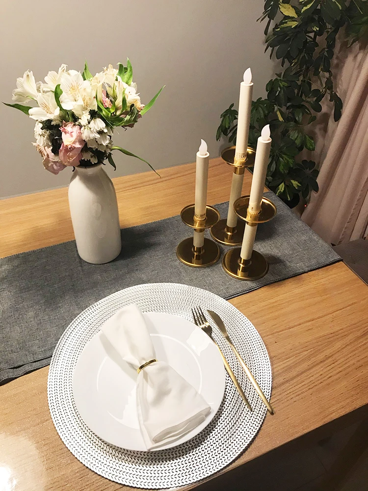 

6/10pcs Gold Napkin Rings eco-friendly Metal Napkin Buckles Serviette Holder for Wedding Party Restaurant Home Table Decoration