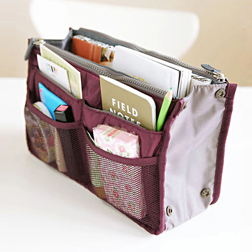 Органайзер Женская нейлоновая сумка для путешествий сумочка кошелек большой