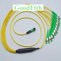 fiber patch cord female mpo fc apc sm 12 cores 3mm goodftth 20 50m