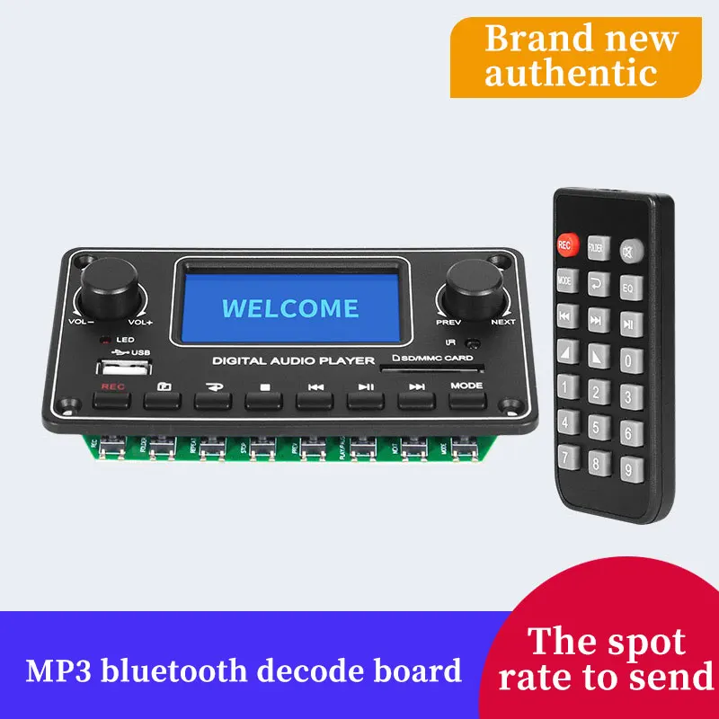 

Mp3-плеер Unisian, Плата декодера, Bluetooth, Usb, Sd, Bt, Fm, музыкальный mp3-плеер, модуль 128*64 точек, ЖК-цифровой аудио плеер