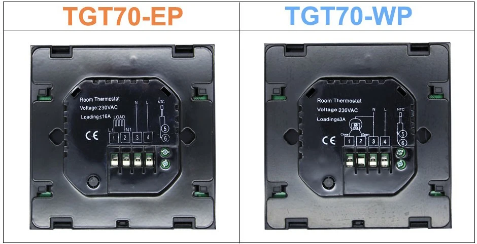 Beok TGT70-WP и TDS21-WP термостат регулятор температуры воды, подогрев пола термостат 200-230 В переключатель контроллер 3A