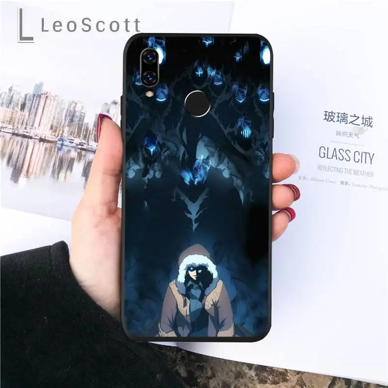 

igris solo leveling Phone Cases For Huawei P9 P10 P20 P30 Pro Lite smart Mate 10 Lite 20 Y5 Y6 Y7 2018 2019