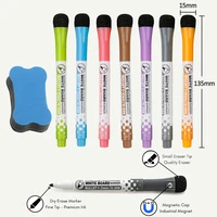 magnetic markers white board pen earaser drawing chalk glass office school childrens dry erase markers writing learning tools