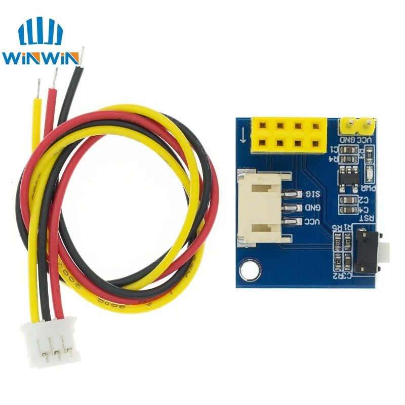 ESP8266 ESP 01 01S WS2812 RGB светодиодный модуль контроллера для IDE/SATA светильник кольцо