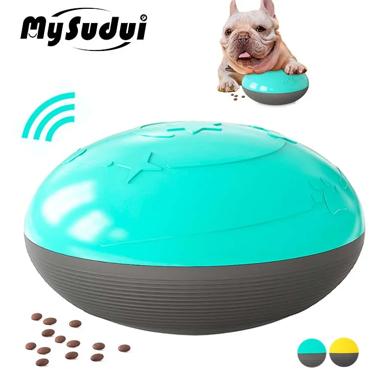 

Multifunction Dog Iq Treat Squeaky Toy Flying Discs Dog Interactive Toys Games Chew Training Toy Food Dispenser Jouet Chien