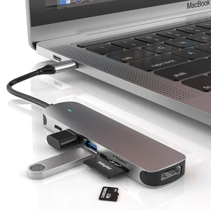 USB-C HUB 6 Ports USB 2.0/3.0 HDMI Adapter USB Hubs For type c Tablet laptop Mobile Phone HUB Splitter