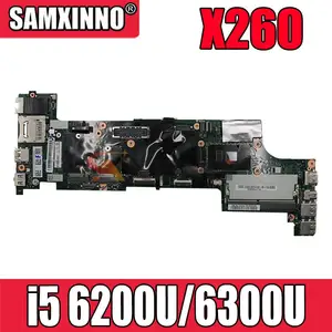 for lenovo thinkpad x260 laptop motherboard bx260 nm a531 with cpu i5 6200u6300u fru 01hx049 01lv715 100 frully tested free global shipping