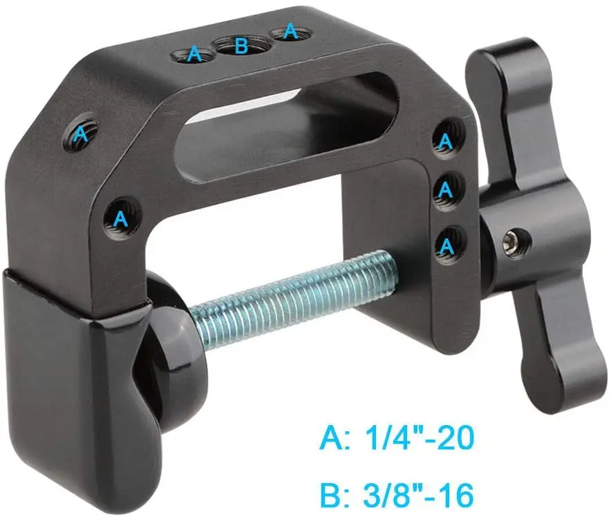 Сверхмощные щипцы CINEPIECE с C образным зажимом универсальным резьбовым креплением