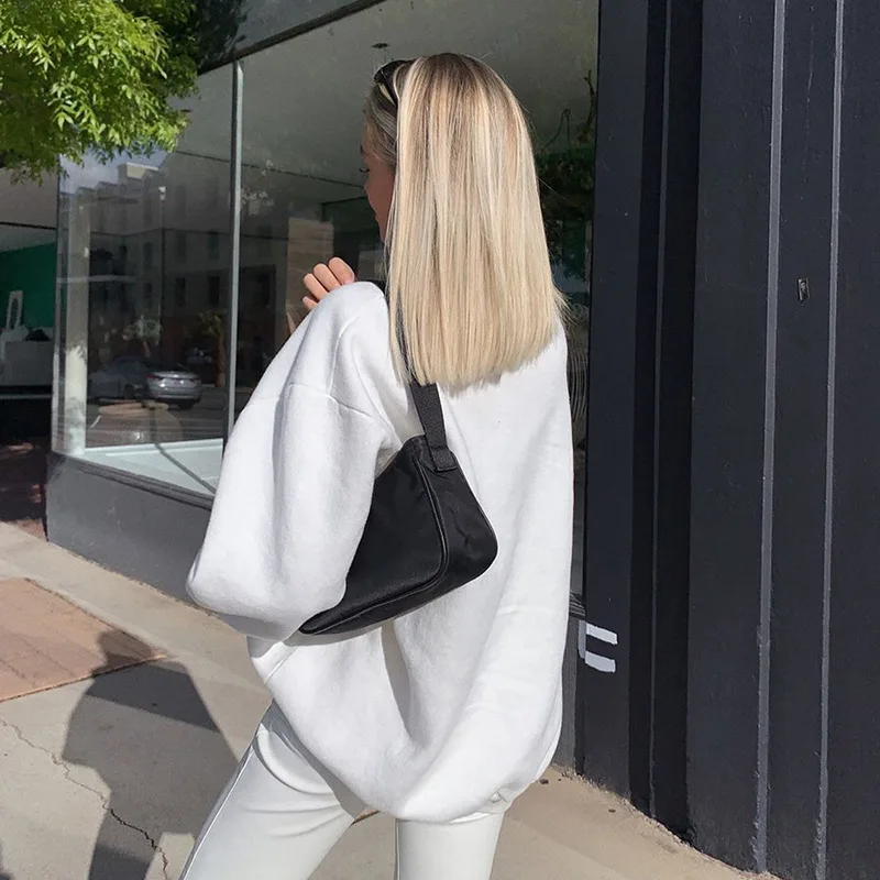 

2020 Autumn Women Sweatshirt Casual Embroidery Letter Fashion Long Sleeve O Neck Loose Tops Pullover Tee Female Fall Clothing