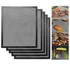 Коврик для барбекю, многоразовый, антипригарный, 5 шт.