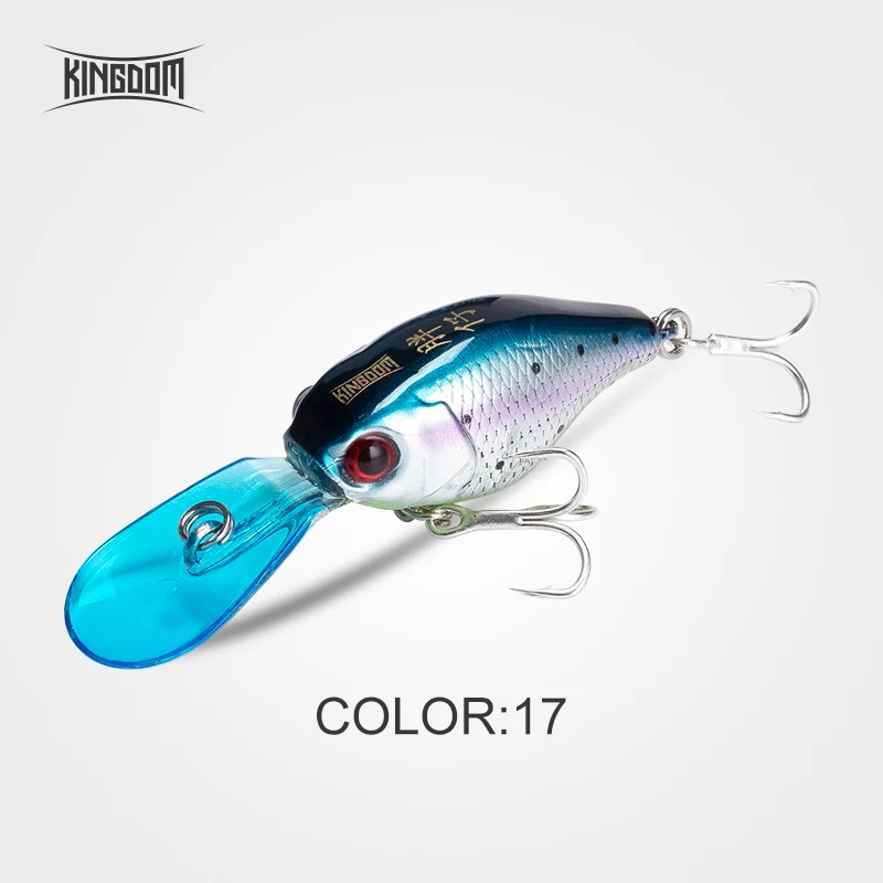 5316-17 Kingdom Fishing Приманка Crankbait Isca искусственная Jerakbait медленное погружение 50 мм 5 г Воблер для мелкой рыбы форель, щука модель приманки 5316 - Цвет: 5316-17