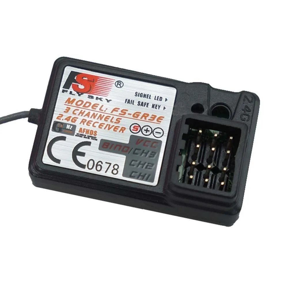 2 uds FLYSKY FS-GR3E GR3E receptor para GT2 GT2B GT3 GT3B GT3C T6 CT6B TH9X transmisor controlador remoto for RC car truck | Электроника