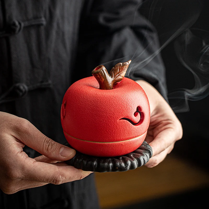 

Chinese Ceramics Incense Burner Living Room Zen Vaporizer Indoor Smoke Fountain Incense Burner Incensario Home Decor DB60XX