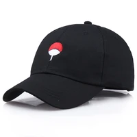 japanese anime hats akatsuki ninja uchiha konoha red cloud symbol baseball cap cosplay costumes accessories