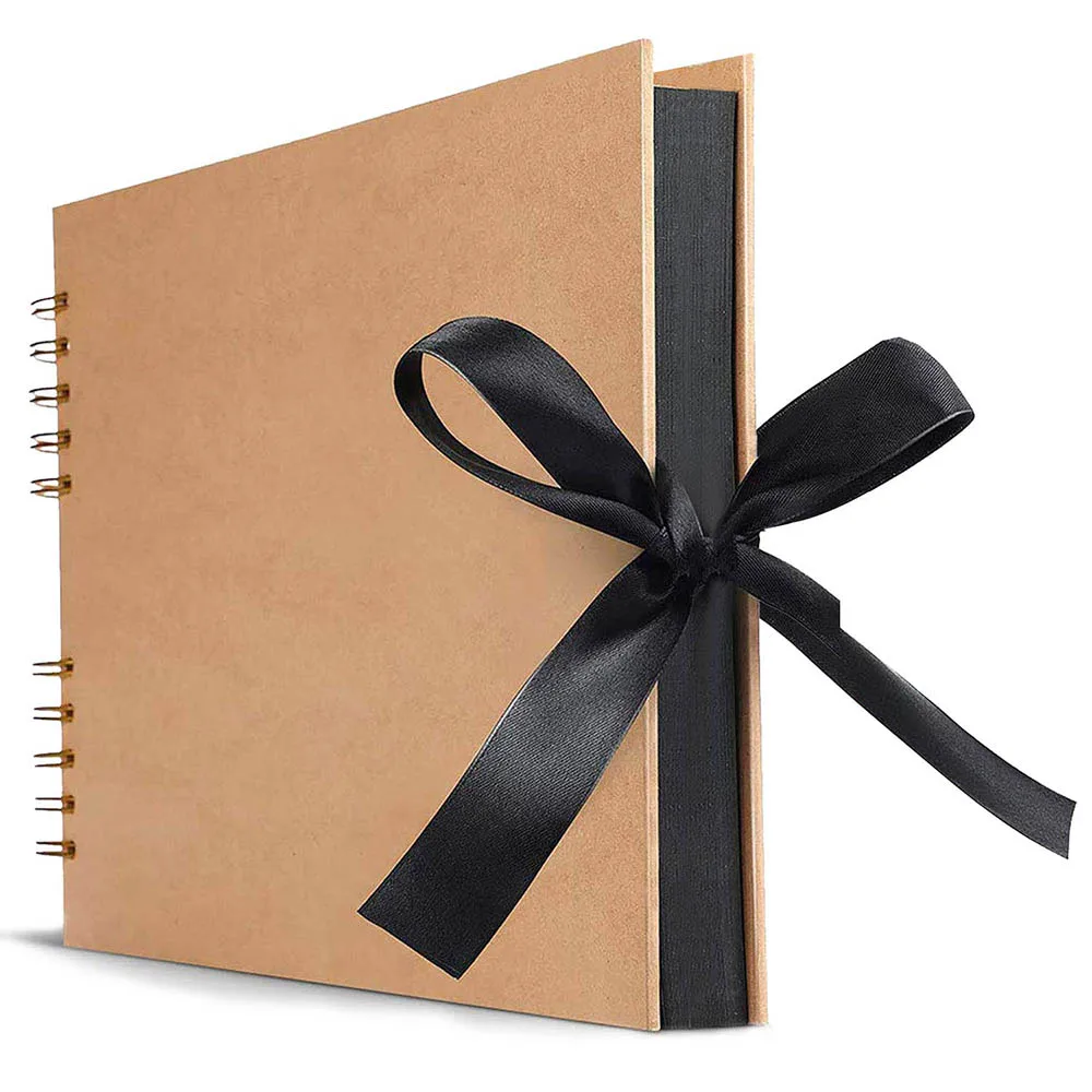 60 черных страниц фотоальбомов свадебные фотоальбомы крафт-бумага фотографии для