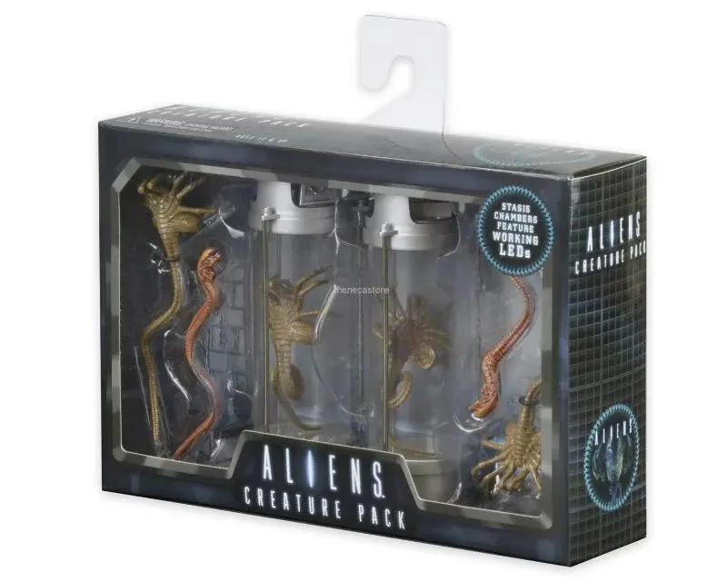 NECA Alien 2 Creature Pack Stasis Chanber светодиодный светильник 7 &quotПВХ фигурка Коллекционная