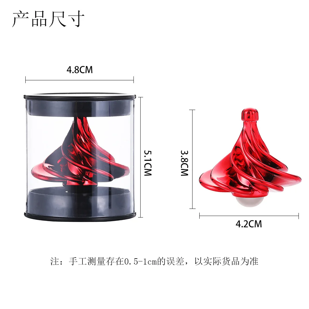 

Baby's New Pneumatic Gyro Foreign Trade Decompression Toy Gyro Colorful Wind Blowing Gyro Pneumatic Gyro Spinning Top Gift