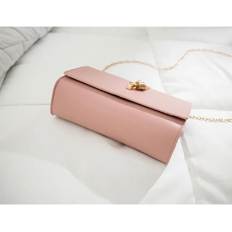 

Newly Crossbody Single Shoulder Bag Iron Tassel Rectangle Handbag with Golden Chain Strap for Women FIF66