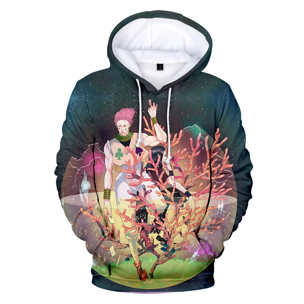 

Anime Hunter X Hunter Hoodies Men/women Plus Size Hip Hop Streetwear Hisoka Harajuku 3D Hunter X Hunter Men's Hoodie Sweatshirt