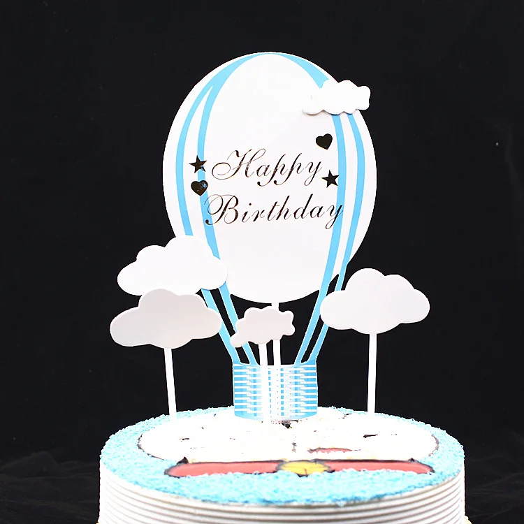 Топпер для торта на день рождения милый торт флаг детский душ девочек сделай сам