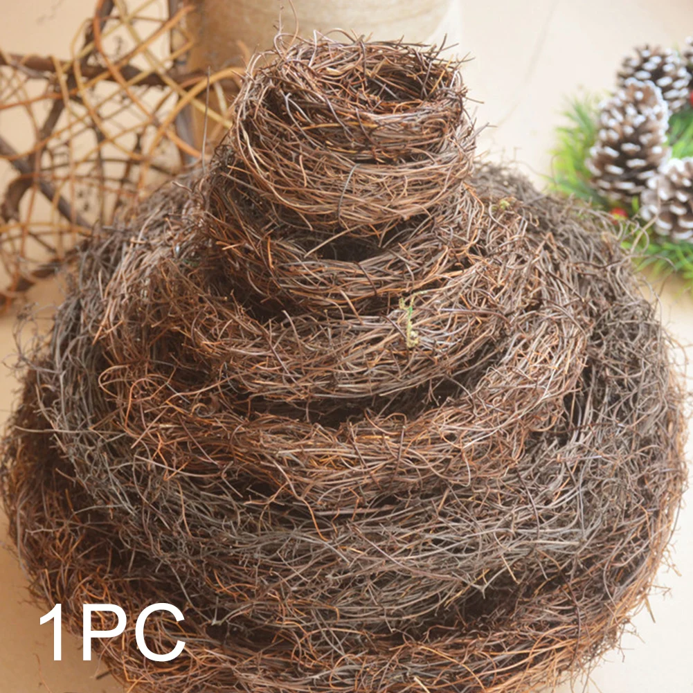Twig Настольный сад для птиц имитация гнезда вечерние пасхальные украшения ручной