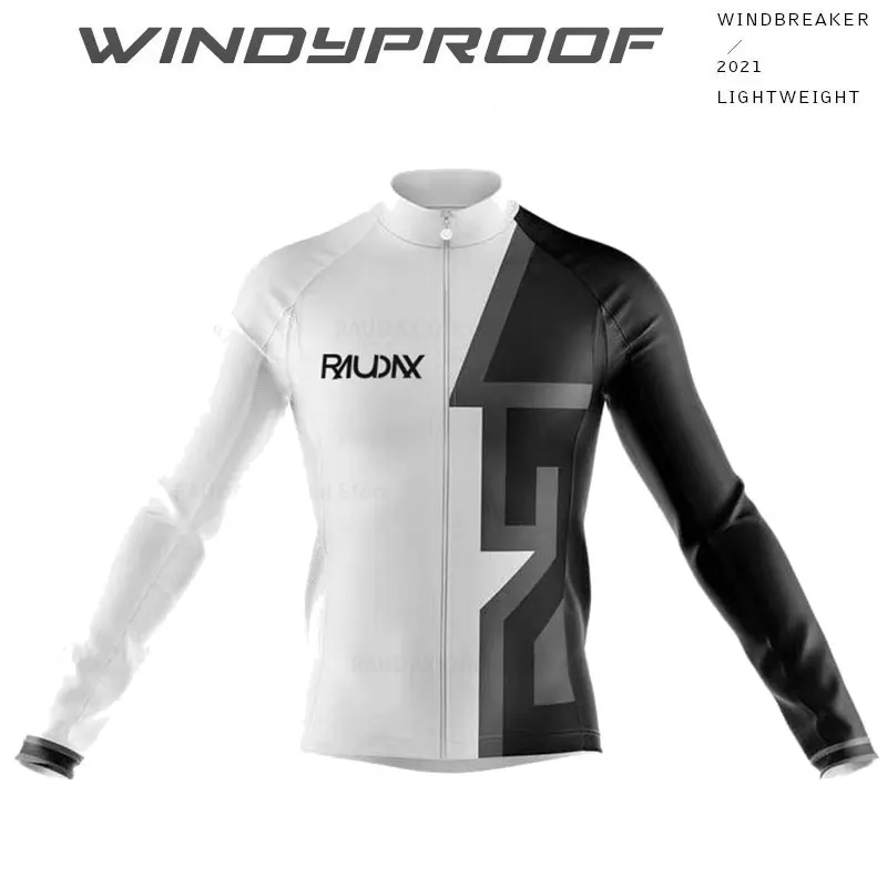 

Windproof Jersey Raudax 2021 MTB Bike Team Cycling Jackets Bicycle Road Race Clothes Alpine F1 Ciclismo Long Windbreaker for Men