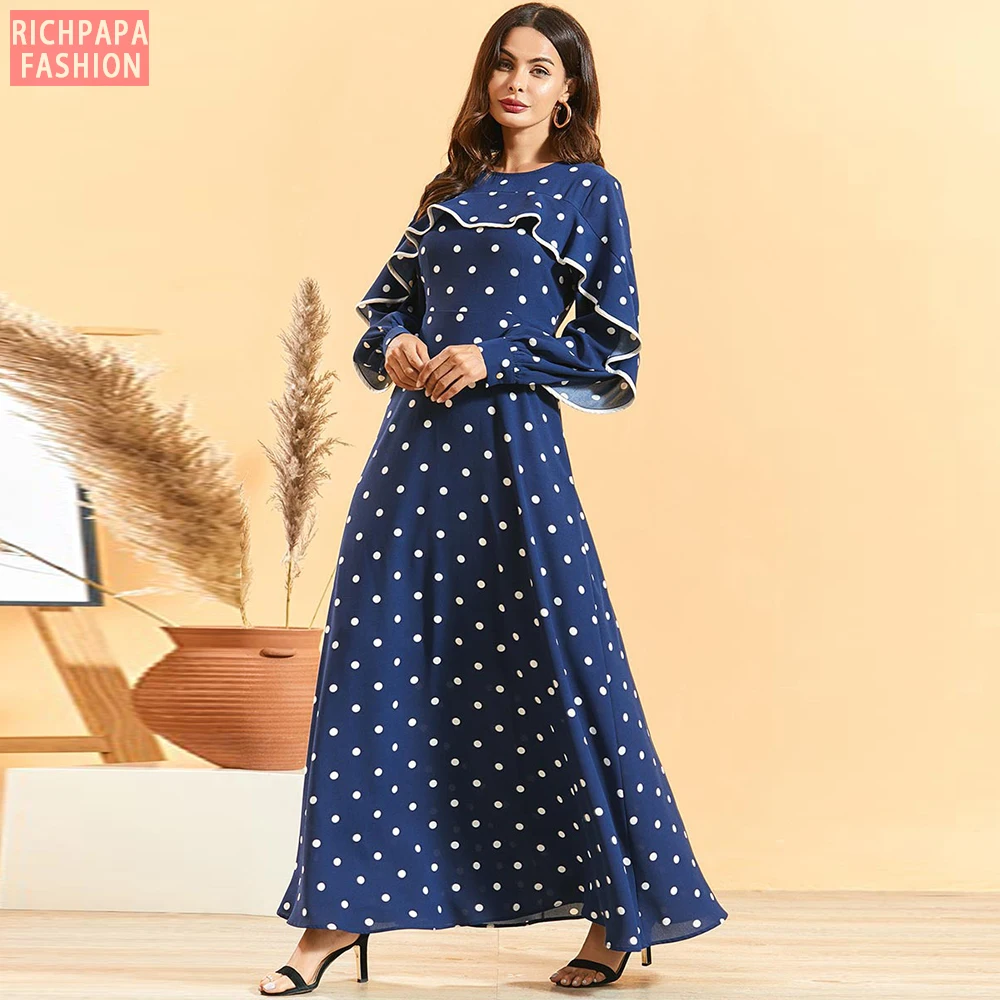 Рамадан ИД Vestidos абайя размера плюс пакистанский арабский хиджаб мусульманское