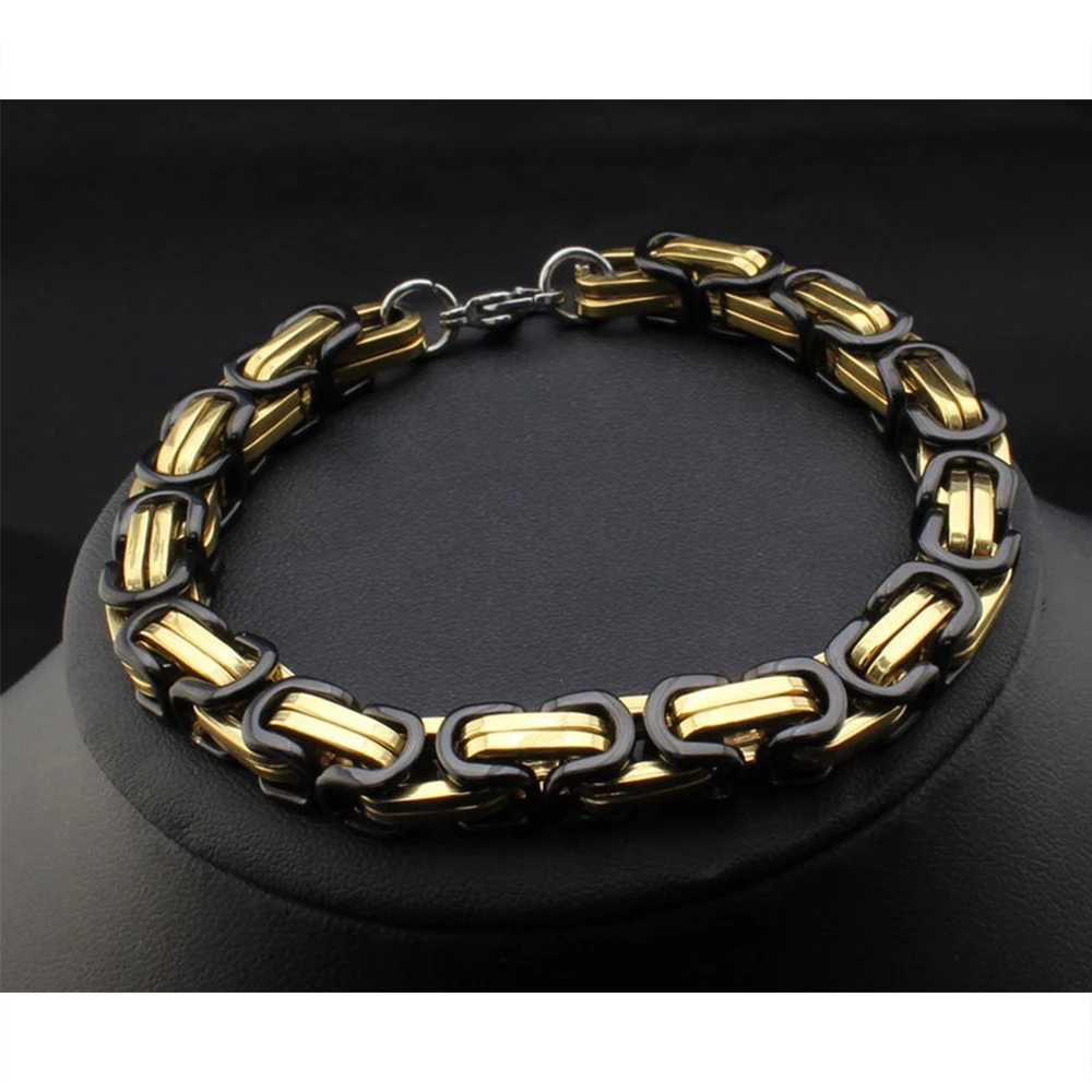 Мужской браслет из нержавеющей стали в готическом стиле 8 мм