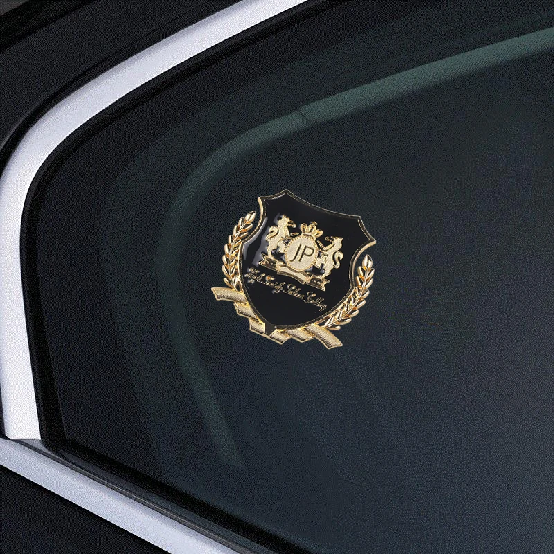 2P JP ВИП наклейки 3D Эмблема для автомобиля логотип Ferrari Porsche BMW Audi Mercedes Benz Toyota Volkswagen