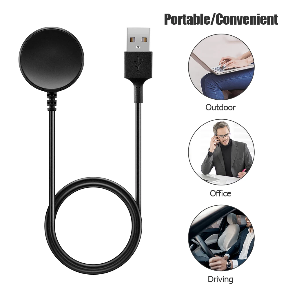 smart watch wireless charging cable charger charging dock for samsung galaxy watch active smartwatch accessories free global shipping