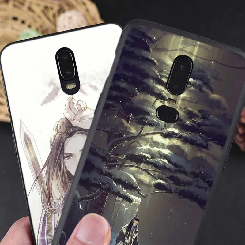 Phone Case for oneplus one plus 7 pro 7t 6 6t 5t Soft silicone Cover Beautiful men and women in the old fashion |