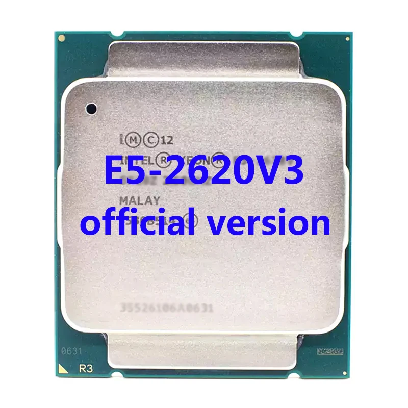 

E5-2620V3 официальная версия Intel ЦП Xeon SR207 процессор 2,4 ГГц 6-ядерный 15 Мб TPD 85 Вт FCLGA2011-3 для X99 материнская плата