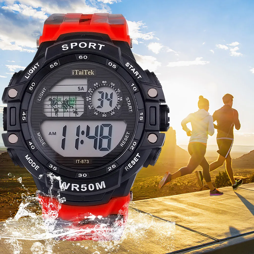 

DAIGELO Sports Waterproof Watch Multi Function Luminous Fashion Electronic Watch Casual Wristwatch Gift Mens Watches Reloj Hombr