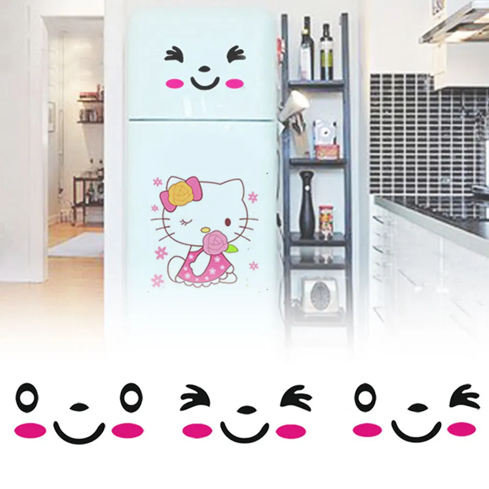 1 шт. DIY улыбающееся лицо Фреска стикеры Туалет наклейки на сиденья ванная комната