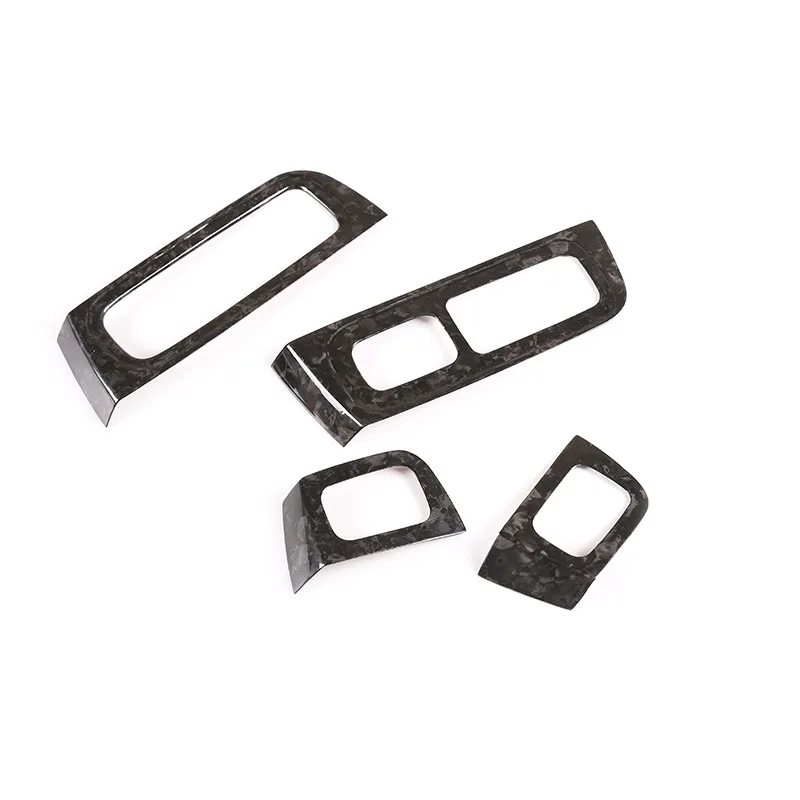 

For Porsche Palamela 2017-2020 edition real carbon fiber forged pattern glass window button panel frame decoration interior