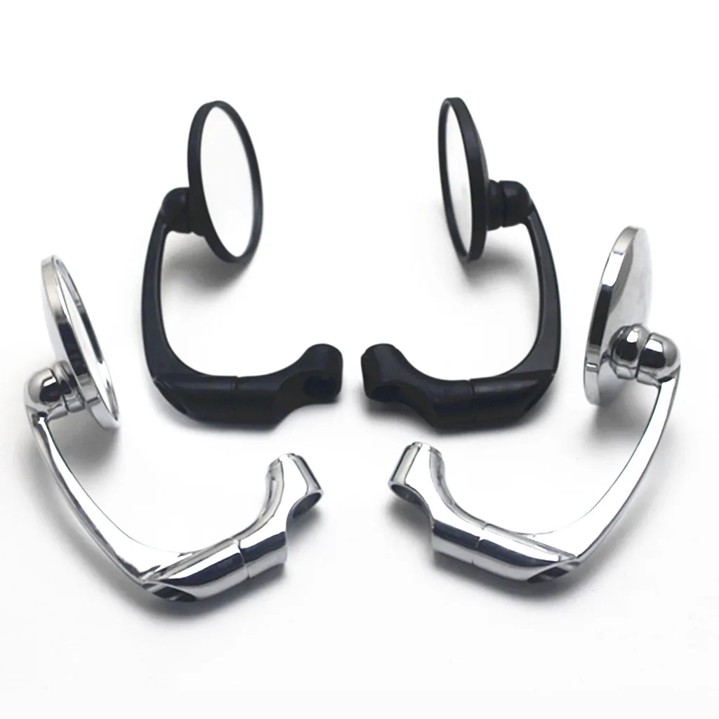 

Motorcycle modified rear-view mirror mirror reversing mirror round white glass rear-view mirror reversing mirror10mm 8mm Screws