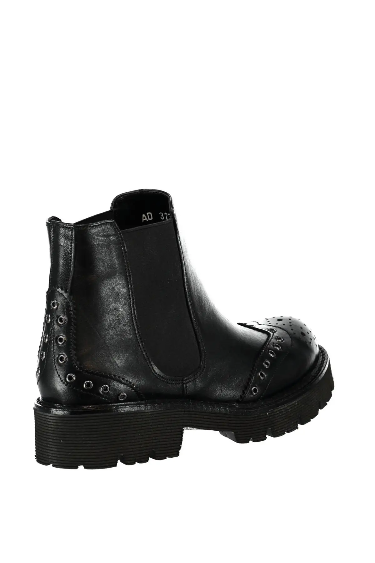 Женские ботинки из натуральной кожи с жемчугом Цвет Черный коллекция 120130000071