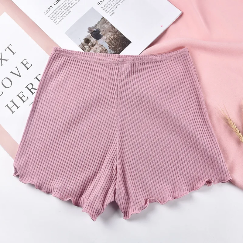 Летние женские шорты безопасности штаны Бесшовные трусы Трусы-шорты для девочек
