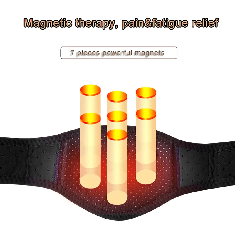 Магнитный турмалиновый пояс сзади Поясничный плечевой самонагревающийся