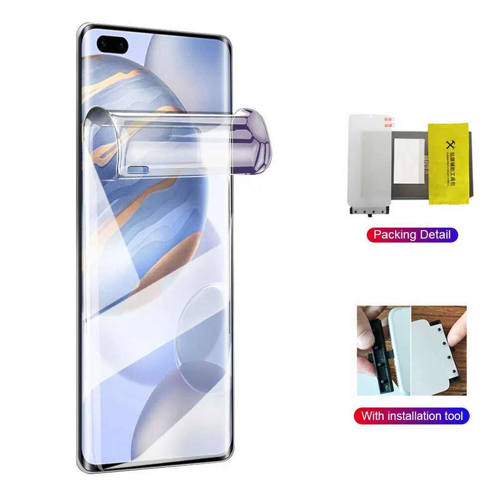 Полное покрытие Гидрогелевая пленка HD Прозрачная защитная для Honor 20 20S 20i 30 PRO