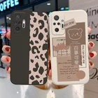 Чехол для Redmi Note 10 Pro, чехол с милым медведем для Xiaomi Poco X3 Pro M4 F3 X 3 Redmi Note 9 8 Pro 9S 10S, чехлы для Redmi 9A Note10, чехол