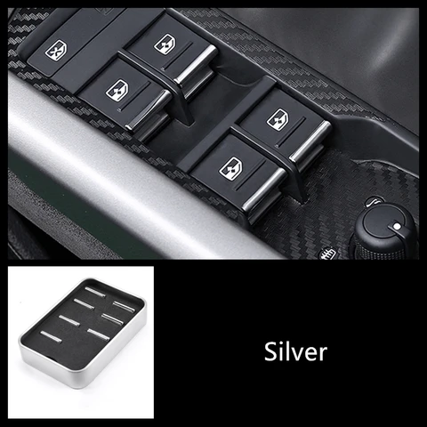 Автомобильный Стайлинг, кнопки для подъема оконного стекла, наклейки, декоративная накладка для Audi Q3 2019-2021, аксессуары для интерьера