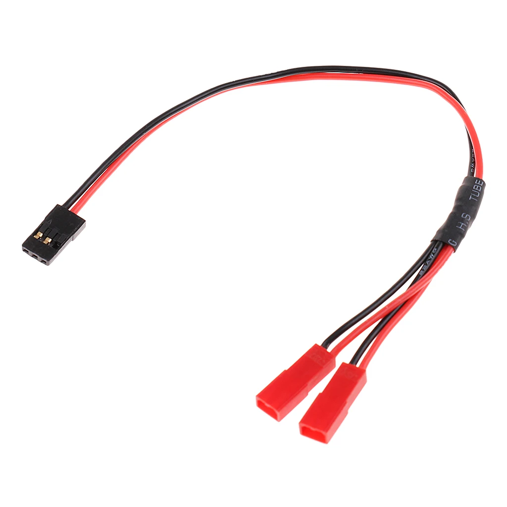 

1PC JR 1 Male to JST 2 Y Female Adapter Distribution Cable for RC Kits